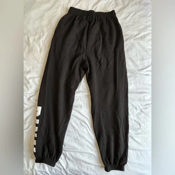PINK. Black sweatpants. Size S. - Picture 4 of 5